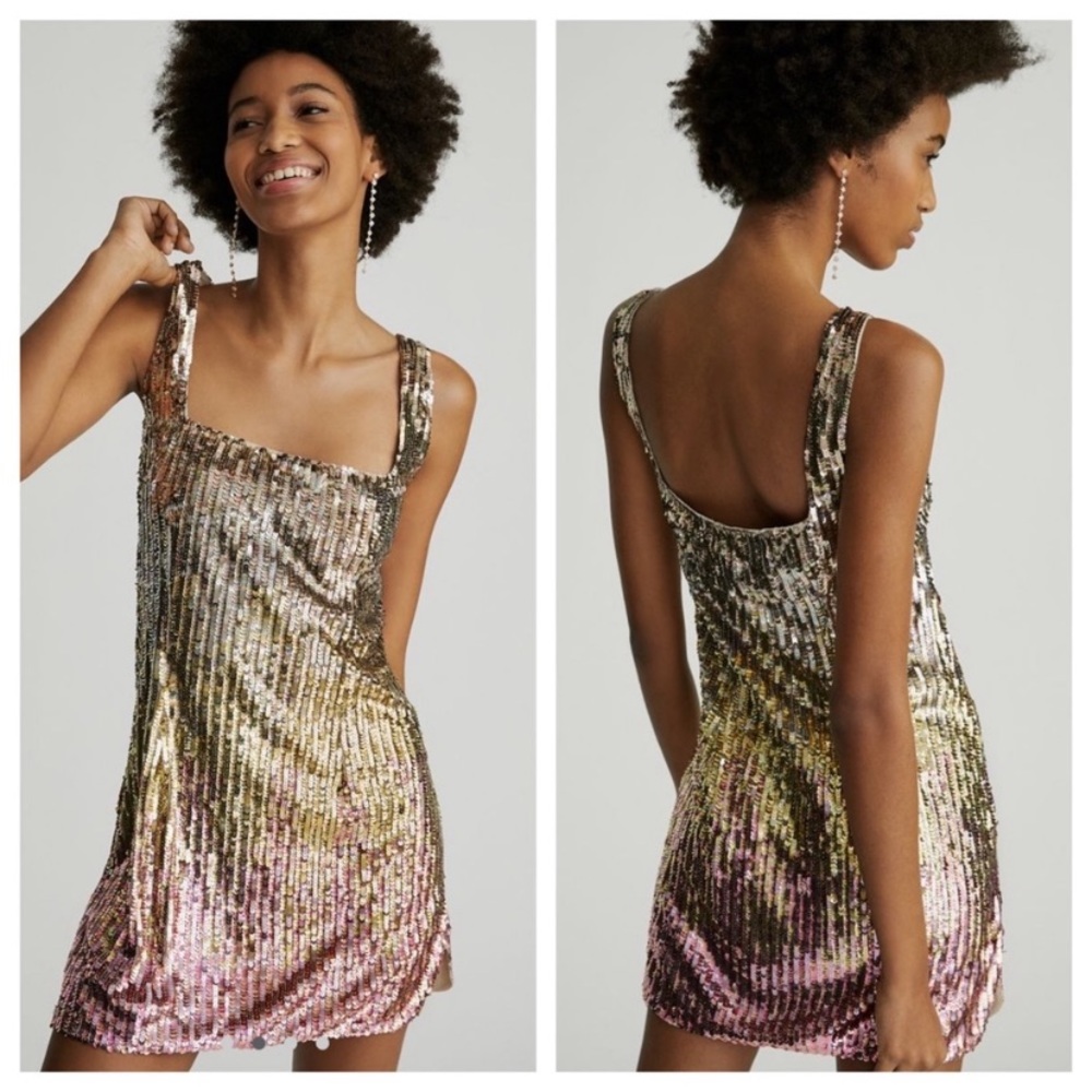 Let Me Be Sequined Shift Mini Dress (perfect for a Taylor Swift concert)